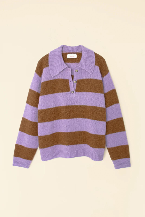 Benton Sweater - Violet Rust