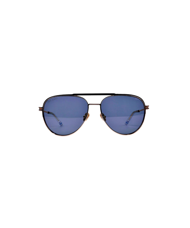 Garrick Sunglasses- Mirrored Dark Blue