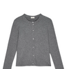 The Sweater Rib Cardigan- Charcoal Grey