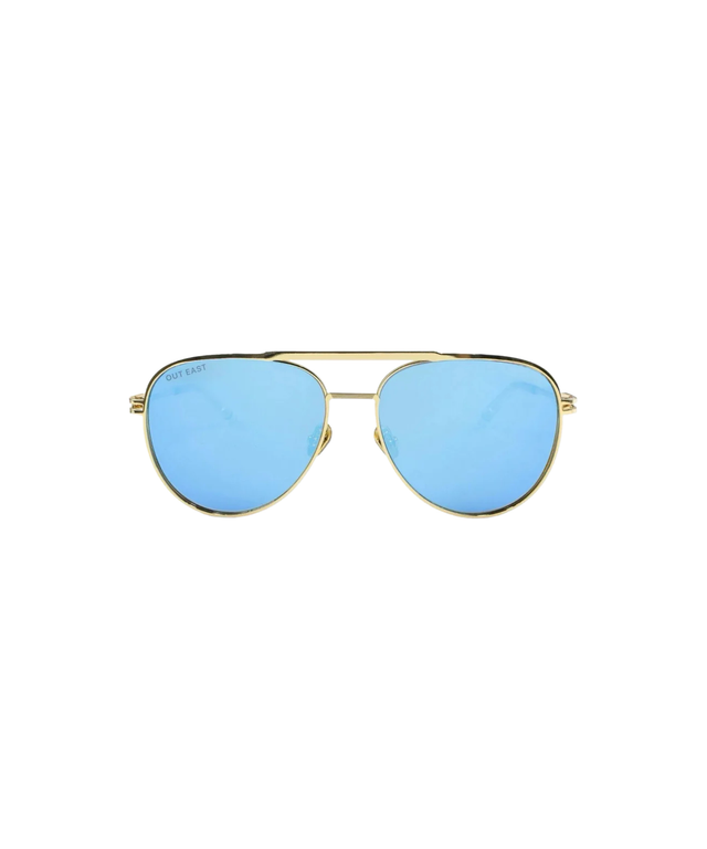 Garrick Sunglasses- Mirrored Light Blue