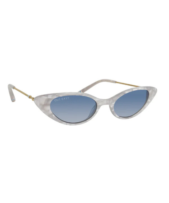 Seascape Sunglasses- White Marble
