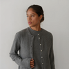 The Sweater Rib Cardigan- Charcoal Grey