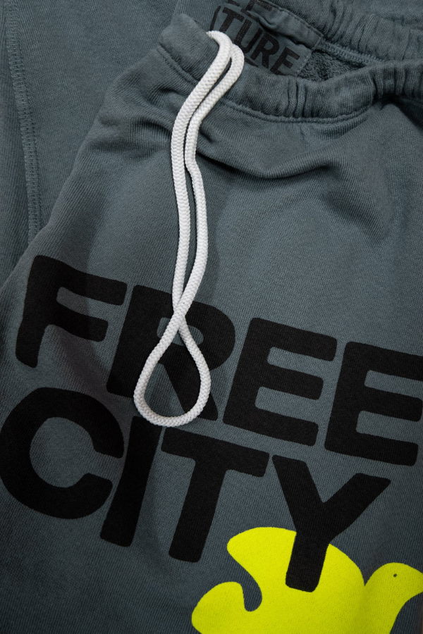 FREECITY Large 3/4 Sweats - Greyart