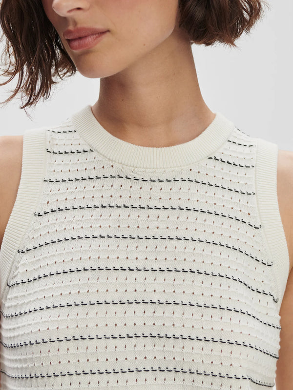 Mindy Contrast Stitch Knit Dress