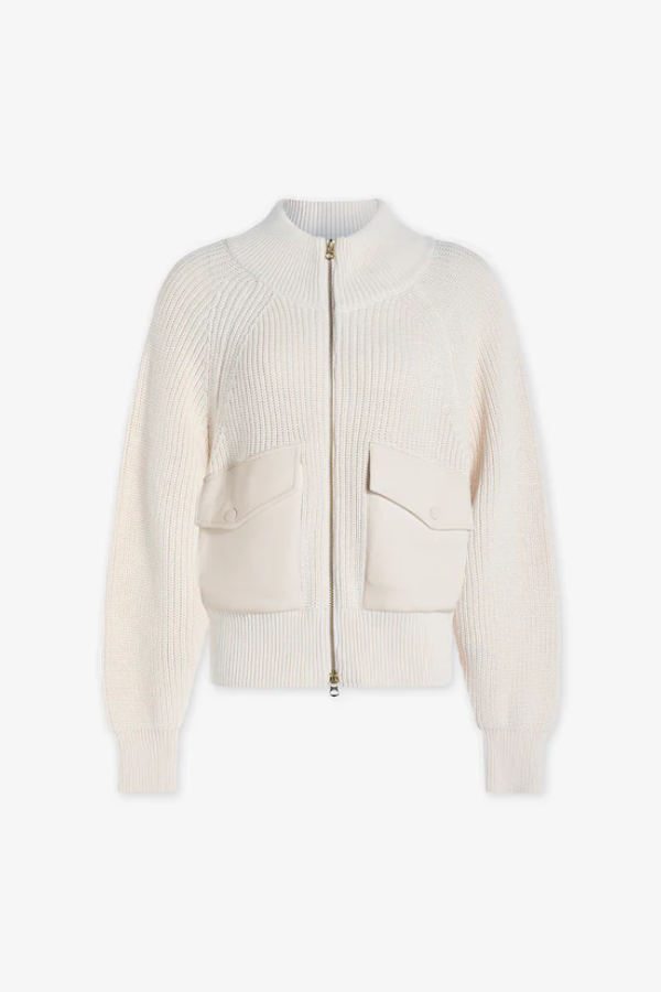 Tessa Knit Jacket - Egret