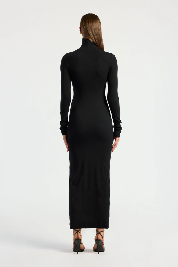 Verona Sleeveless Maxi Dress - Jet Black