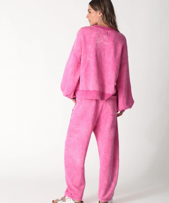 Barrel Sweatpant- Acid Magenta