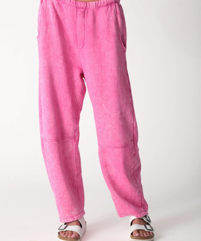Barrel Sweatpant- Acid Magenta