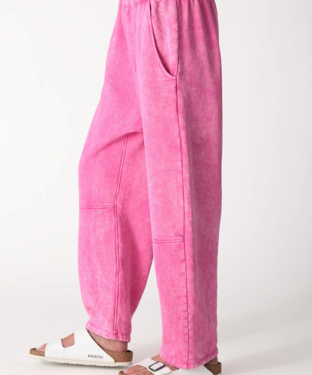 Barrel Sweatpant- Acid Magenta