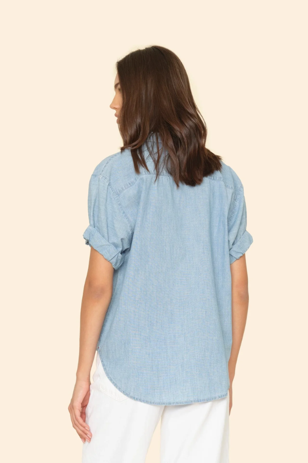 Channing Shirt - Dusty Blue