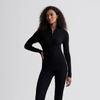 Demi 2.0 Half Zip Knit - Black