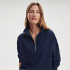 Hawley Half Zip Sweat-Navy