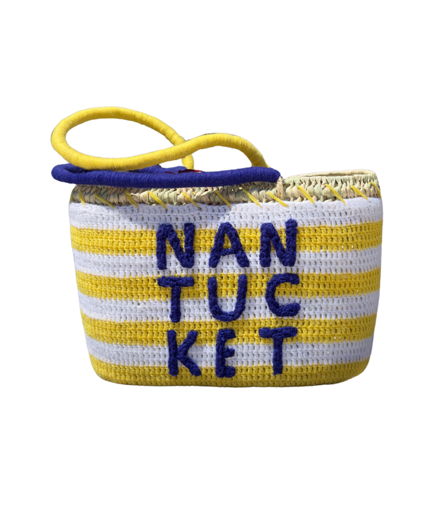 Nantucket Yellow Stripes Tote