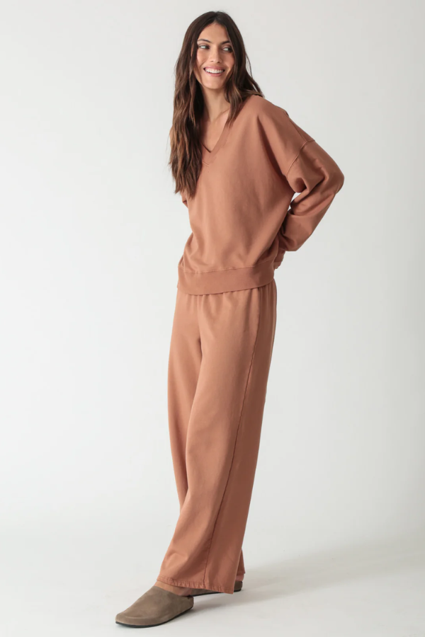 Ava Sweatshirt - Chestnut