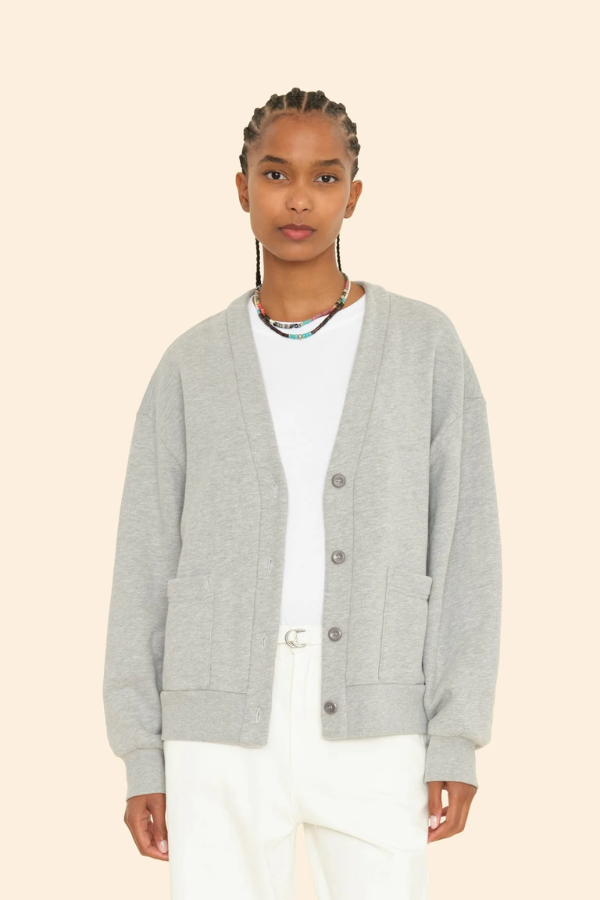 Benny Cardigan - Heather Grey