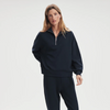 Hawley Half Zip Sweat-Navy