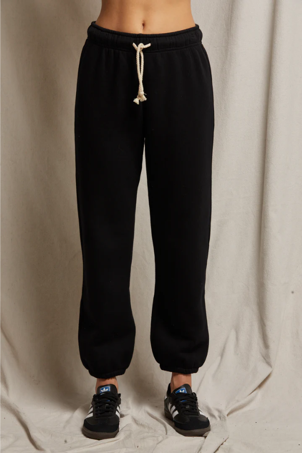 Michelle Fleece Jogger - True Black
