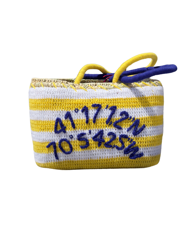 Nantucket Yellow Stripes Tote
