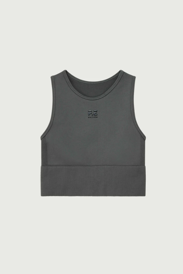 Restore Seamless Tank Top- Gunmetal