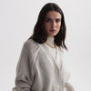 Jude Plated Cardigan - Birch