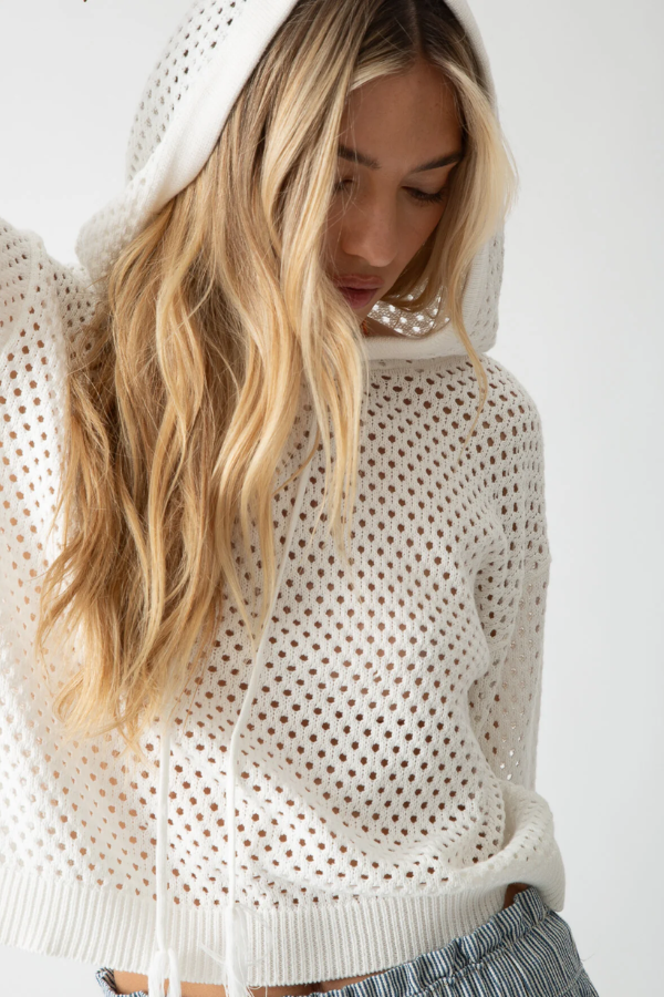Jolie Hoodie-Ivory