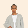 Benny Cardigan - Heather Grey