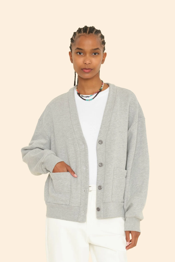 Benny Cardigan - Heather Grey