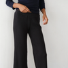 Sweater Rib Kick Flare - Jet