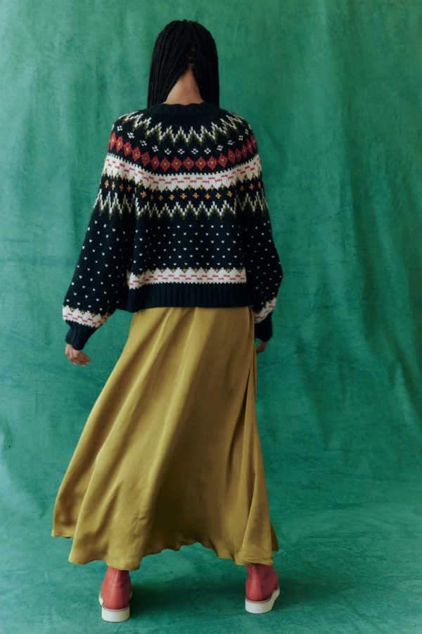 Ice Rink Cardigan- Festive Fair Isle