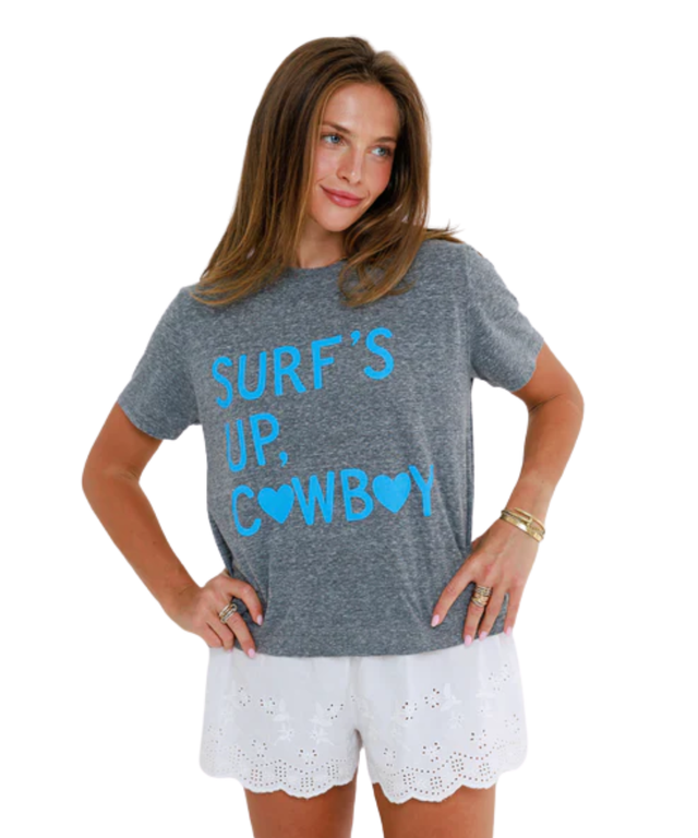 Everyday Tee- Surf's Up Cowboy