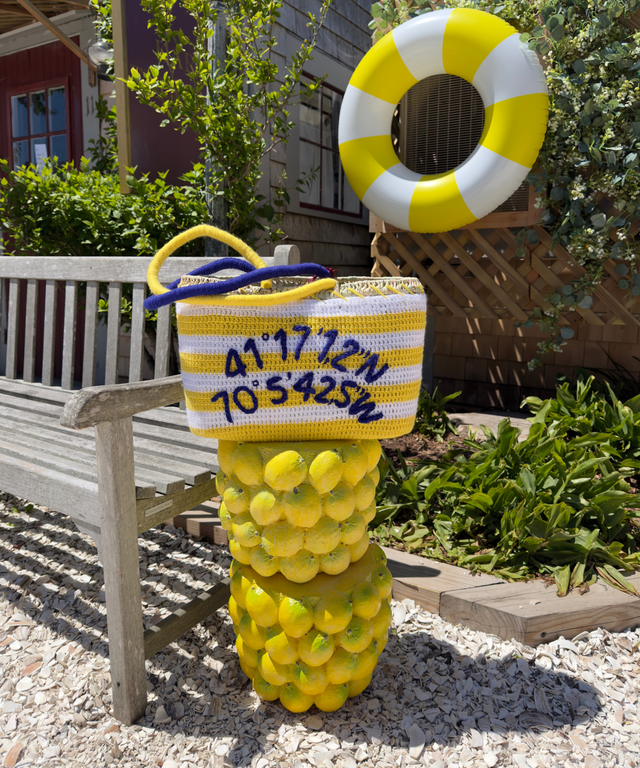 Nantucket Yellow Stripes Tote