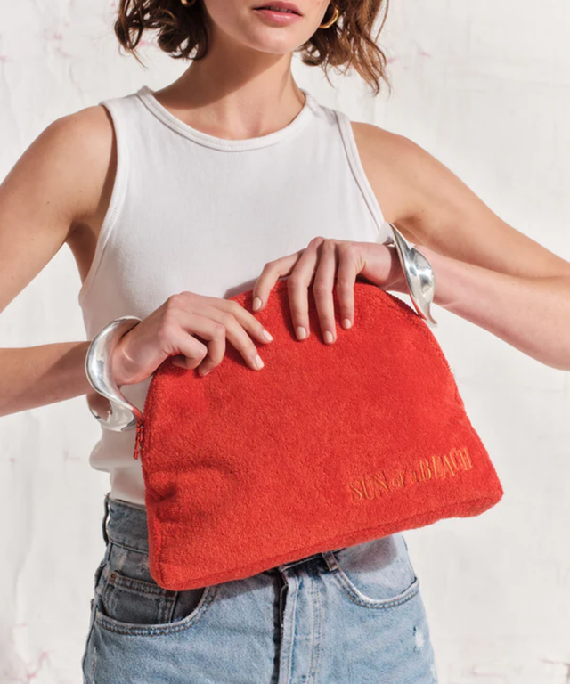 Large Luna Waterproof Pouch- Orange