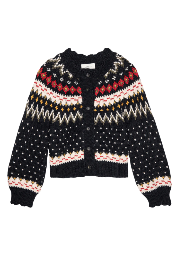 Ice Rink Cardigan- Festive Fair Isle