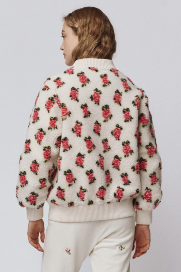 The Great Plush Bomber - Cream Rose