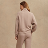 The Wide Leg Pant 28-Taupe Marl