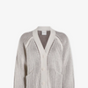 Jude Plated Cardigan - Birch