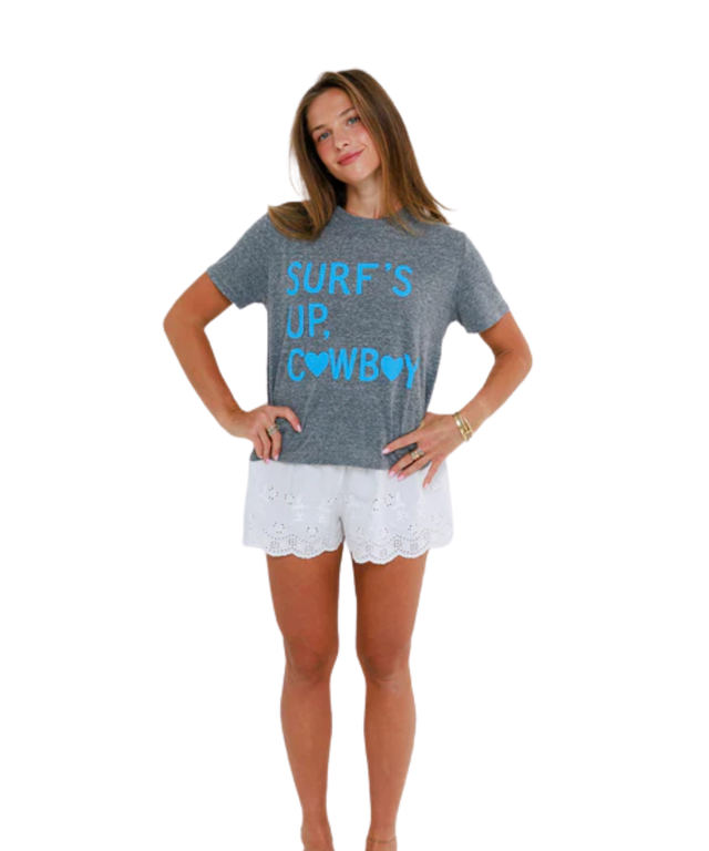 Everyday Tee- Surf's Up Cowboy