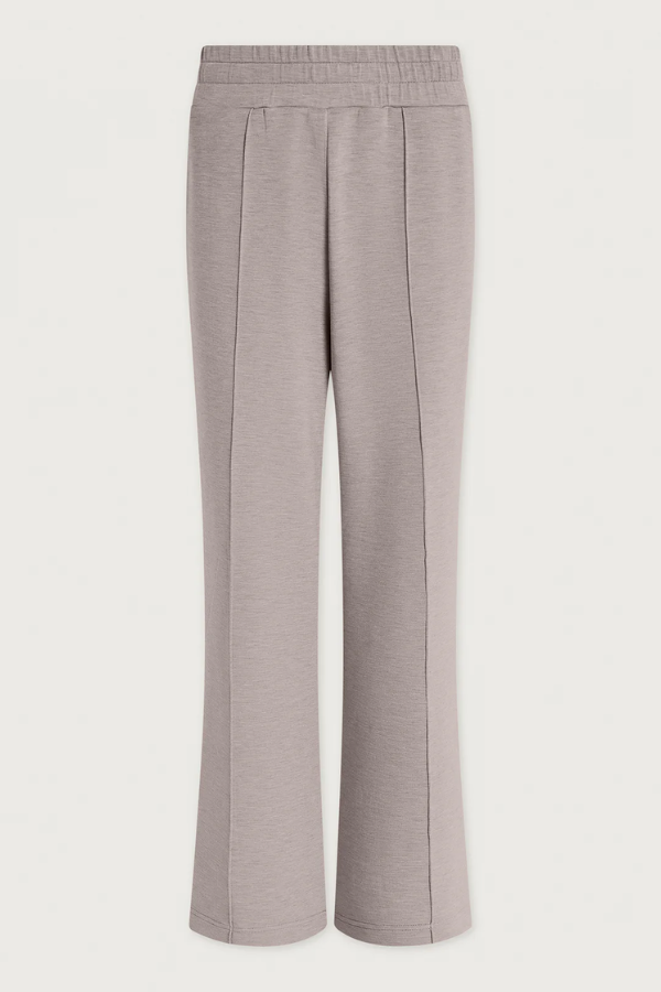 The Wide Leg Pant 28-Taupe Marl