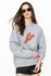 The Oversized Lobster Sweatshirt - Heather Grey