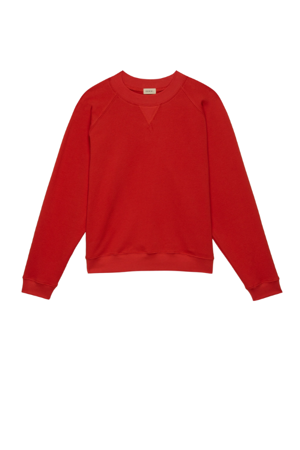 Eco-Terry Crewneck - Bell Pepper