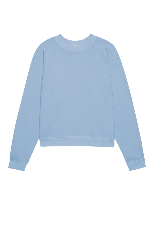 Eco-Terry Crewneck - Cornflower