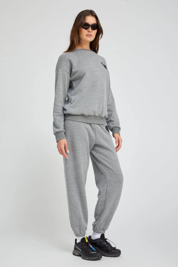 Heart Sweatpant - Grey