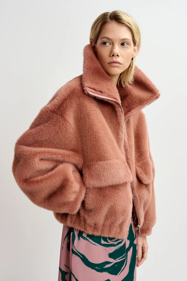 Genz Faux Fur Jacket - Bellini