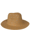 Sunny Collins Miami Hat- Tan/Clear