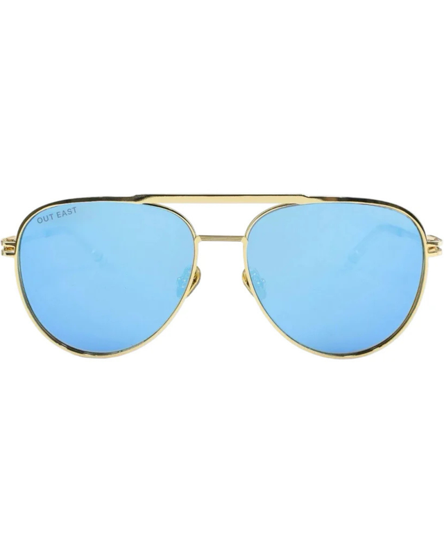 Garrick Sunglasses- Mirrored Light Blue