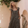 The Ruffle Coverup - Leopard