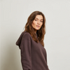 Heart Hoodie - Cocoa Powder