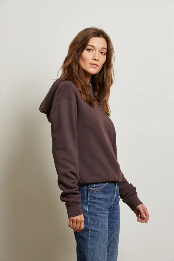 Heart Hoodie - Cocoa Powder