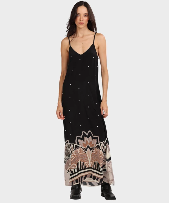 Silk Dress Lotus Tiger-Eclipse