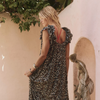 The Ruffle Coverup - Leopard